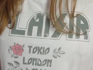 Біла tee сорочка і трусики дражнити splendid кліп