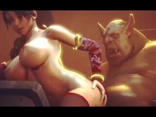 Momiji לעומת orc sfm: חופשי קריקטורה הגדרה גבוהה סקס סרט סרט 88