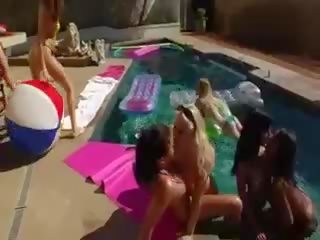 Glorious grup anale argëtim nga the swimmingpool
