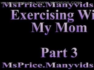 Exercising with my mom part iii helena price