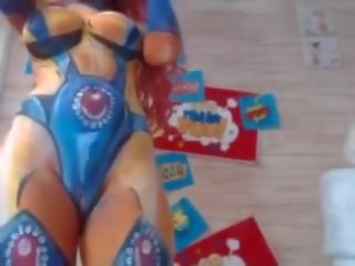 Kostümspielchen webkamera liebhaber amateur neckerei mit dildo und anal