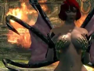 Hardcore!Sexy!Mods-Black Widow from Avengers (Scarlett Johansson) in skyrim XXX