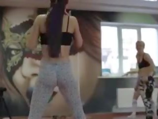 Russian Twerk Class: Free Twerking sex film 4b