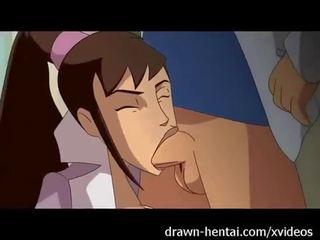 Avatar хентай - секс видео легенда на korra