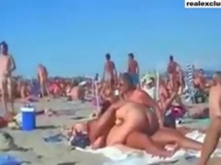 Público nua praia troca de casais sexo vídeo em verão 2015